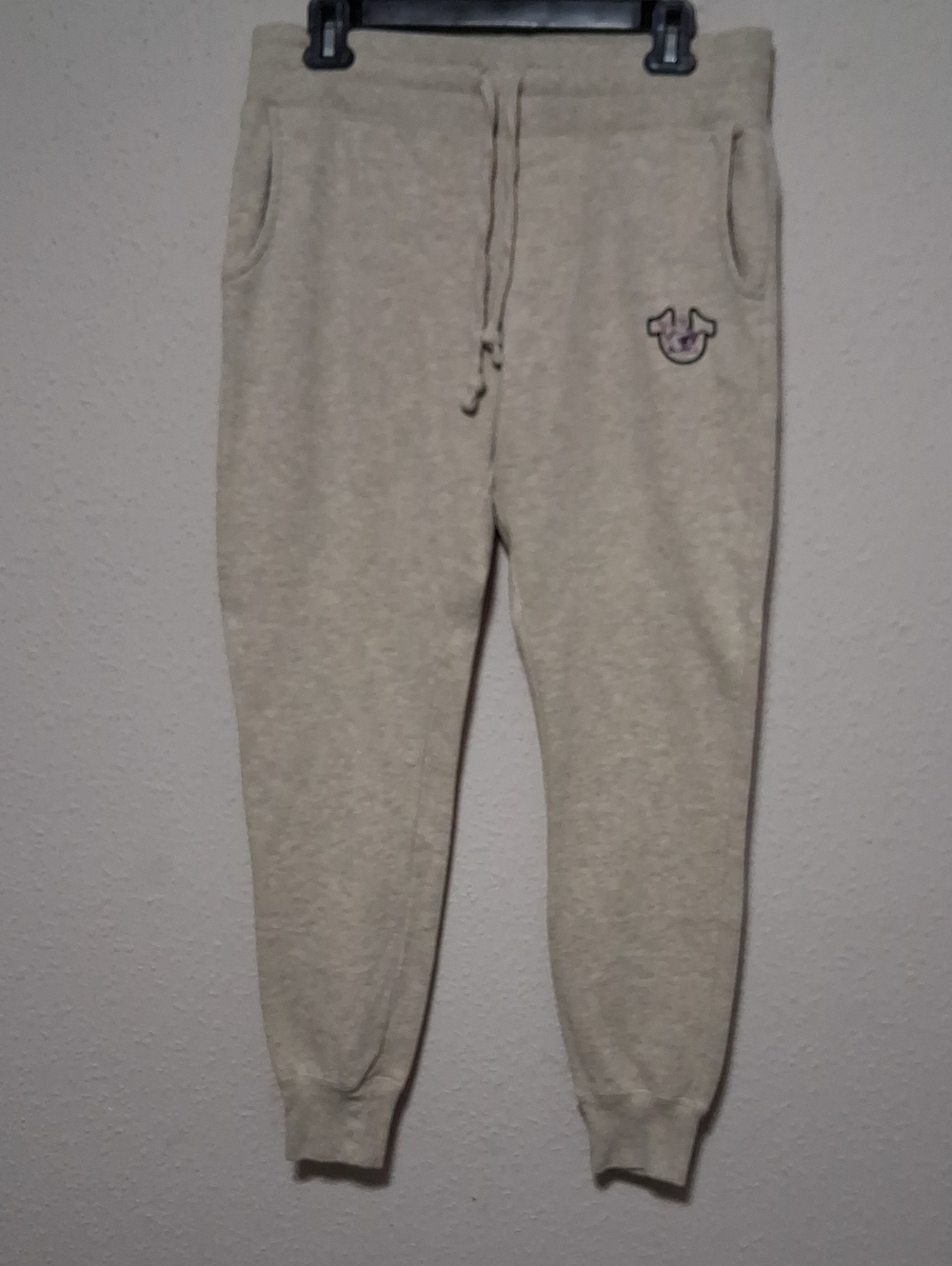 True Religion Kids Light Beige Drawstring Joggers